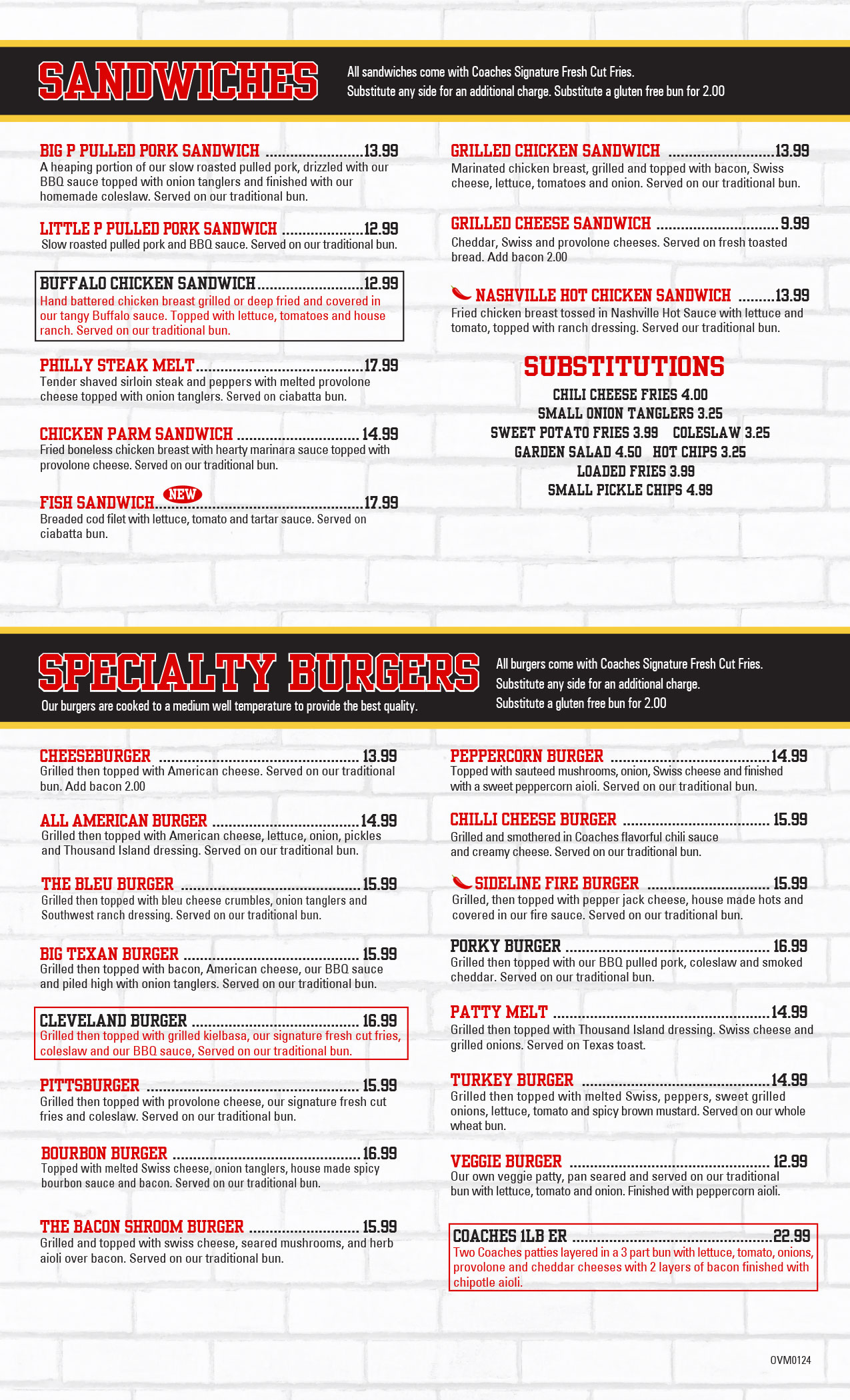 St. Clairsville Coaches Burger Bar