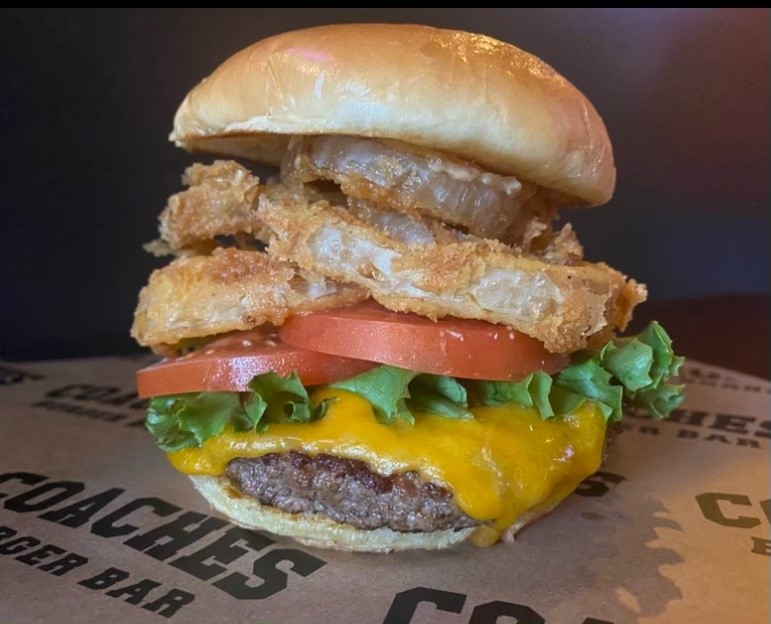 Coaches Burger Bar Best Burger in Town, Bar None